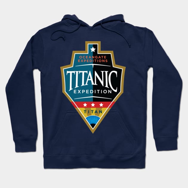 Titanic Expedition Hoodie by MindsparkCreative